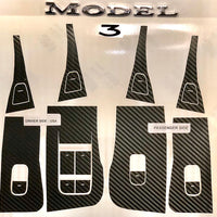 Model 3 & Y Window & Door Switch Vinyl Wraps
