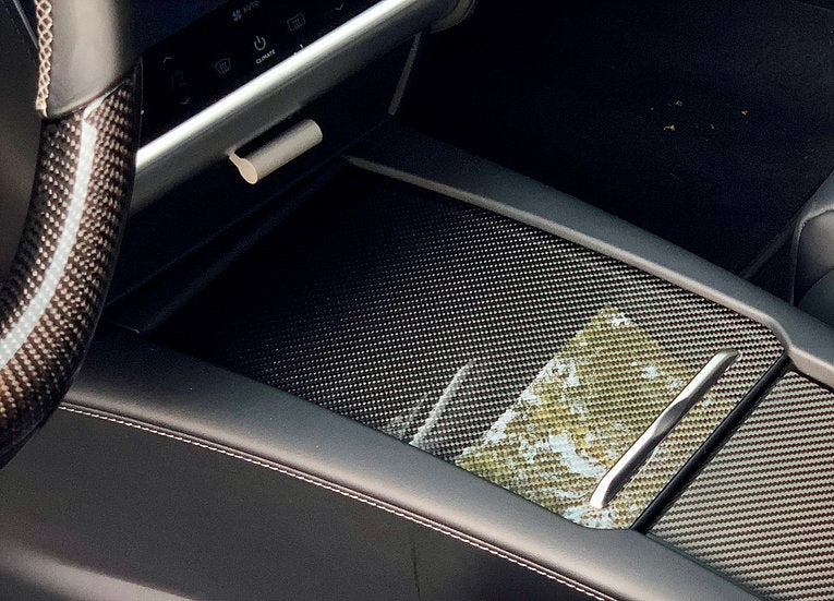 Couvercle D'accoudoir Pour Tesla Model S 2012-2015 – Confort Mémoire De Forme, Poches De Rangement