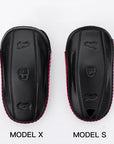 Model S3XY Leather Key FOB Protector
