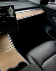 Model 3 & Y Center Console Wrap (Gen. 1) - Vinyl Wood
