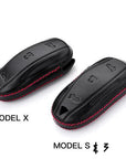 Model S3XY Leather Key FOB Protector