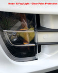 Model X Headlight & Fog Light Protection Film (Set of 4) - Clear or Smoked