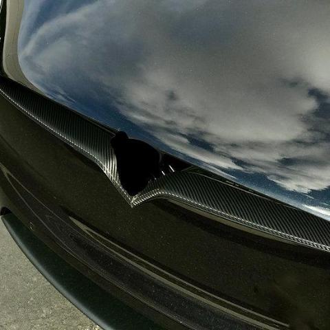 Model S Nose Inlay Wrap for Refreshed Front End