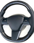 Model 3 & Y - Standard Steering wheel - Real Molded Carbon Fiber