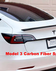 2017-2023 | Model 3 Blade Spoiler - Real Molded Carbon Fiber