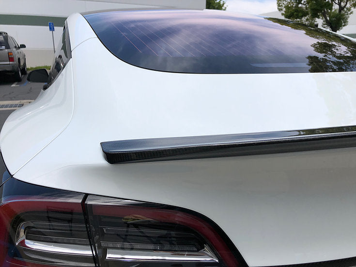 Model 3 Blade Spoiler - Real Molded Carbon Fiber