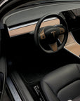 Model 3 & Y Center Console Wrap (Gen. 1) - Vinyl Wood