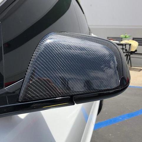 Tesla model 3 mirror hot sale cover