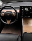 Model 3 & Y Center Console Wrap (Gen. 1) - Vinyl Wood