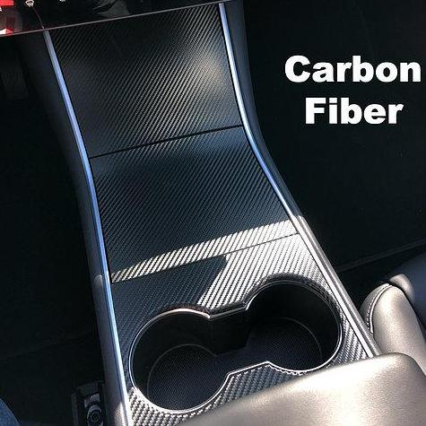 For Tesla Model 3 Y 21+,Center Console Wrap Cover Sticker Decoration Accessories - Foto 4