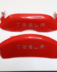 Model Y Flat Caliper Covers - Red (Engraved TESLA or Non Engraved)