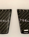 Model S & X Carbon Fiber Steering Wheel Applique'