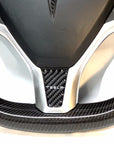 Model S & X Carbon Fiber Steering Wheel Applique'