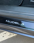Model 3 Front Door Sill Vinyl Skin Covers (1 Pair)