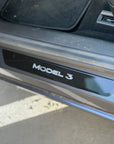 Model 3 Front Door Sill Vinyl Skin Covers (1 Pair)