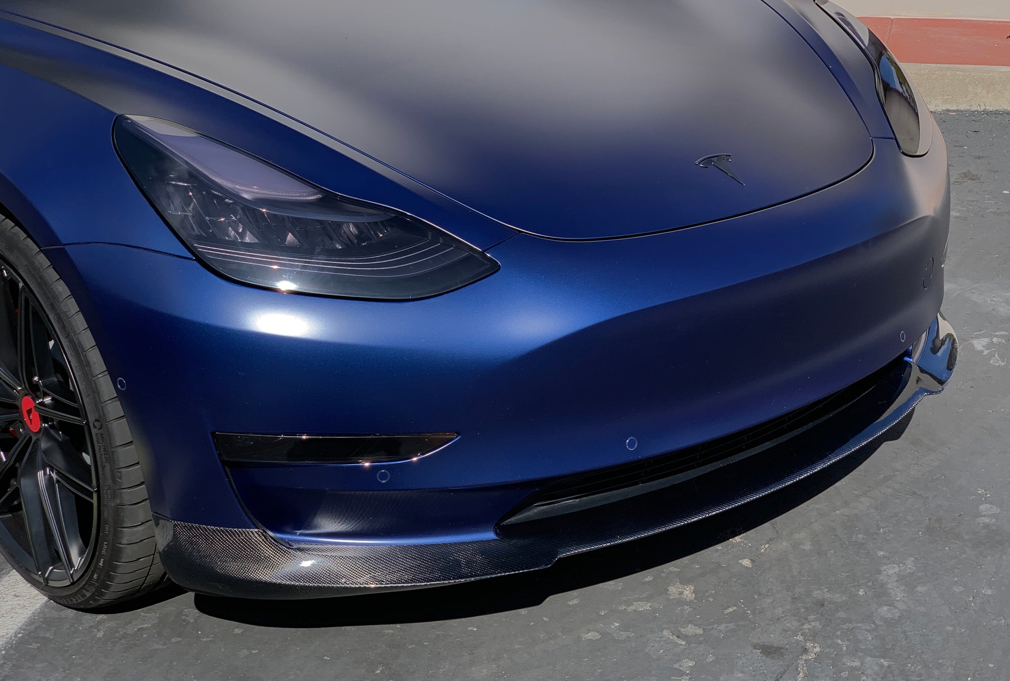2017-2023 | Model 3 Front Lip Gen. 2 - Real Molded Carbon Fiber