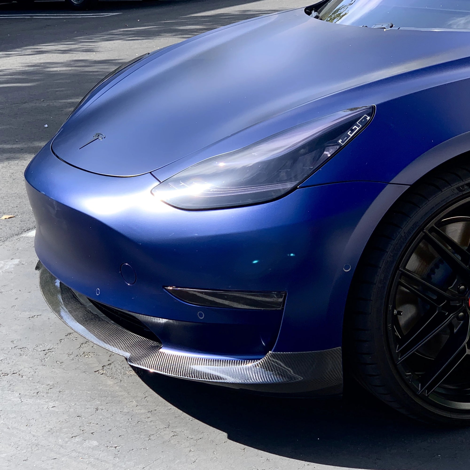 2017-2023 | Model 3 Front Lip Gen. 2 - Real Molded Carbon Fiber