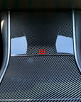 Model 3 & Y Center Console Cap ABS Plastic (Gen. 1) - Hydro Carbon Fiber Coated