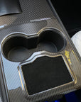 Model 3 & Y Center Console Overlays (Gen. 1) - Real Molded Carbon Fiber