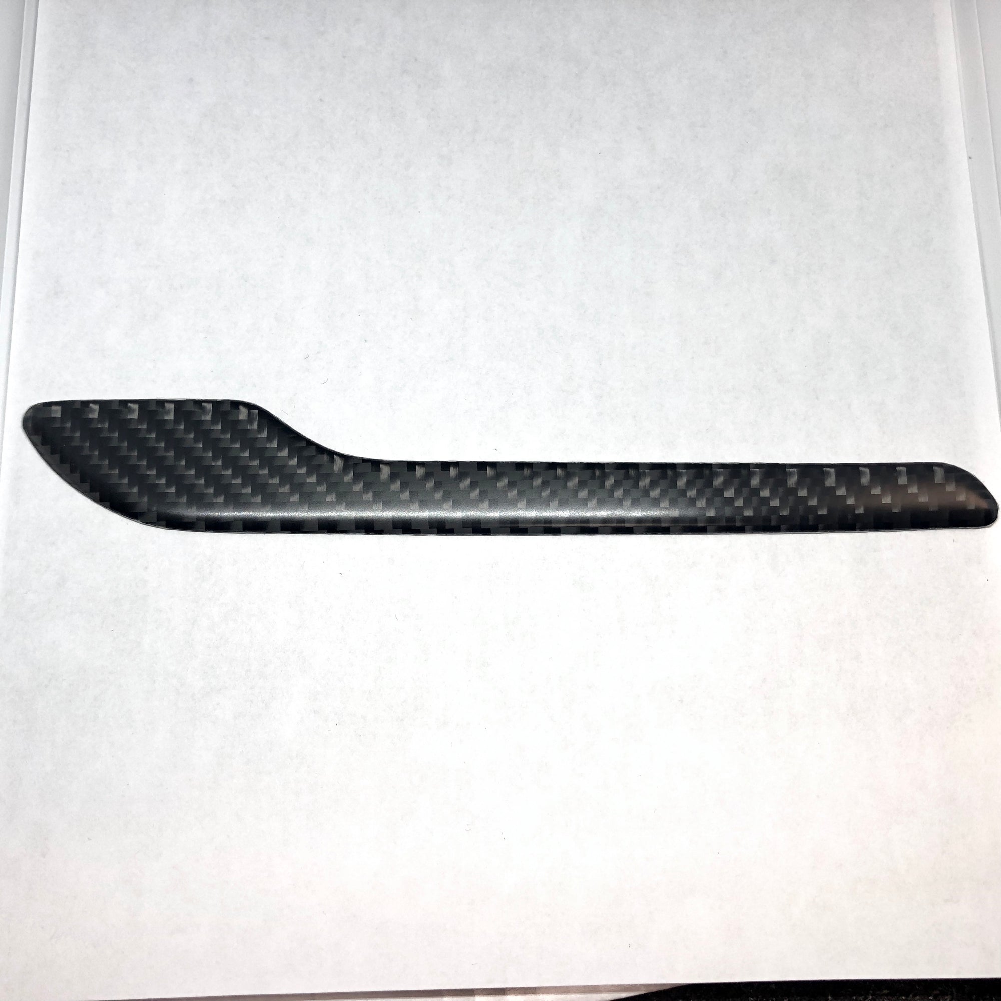 Model 3 & Y Door Handle Overlay - Flexible Urethane Carbon Fiber