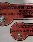 Calif. HOV Under Stickers Protection Film (Gen. 2)