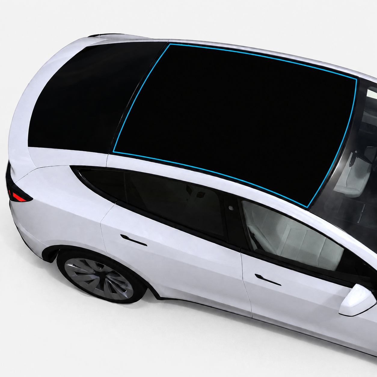 2026+ | Model Y Juniper Exterior Tinted Sunroof Protection Film Kit - 9 Mil Thick TPU/EPU FIlm