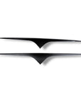 2026+ | Model S Refreshed Front End Inlay - Go Plaid Style - Real Dry Molded Carbon Fiber