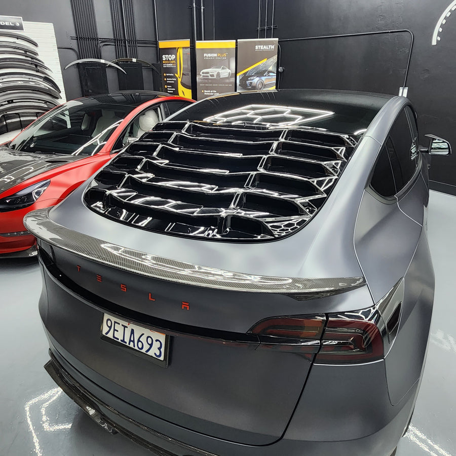 Model Y Rear Window Louver Covers - Variety* – RPM TESLA Aftermarket ...
