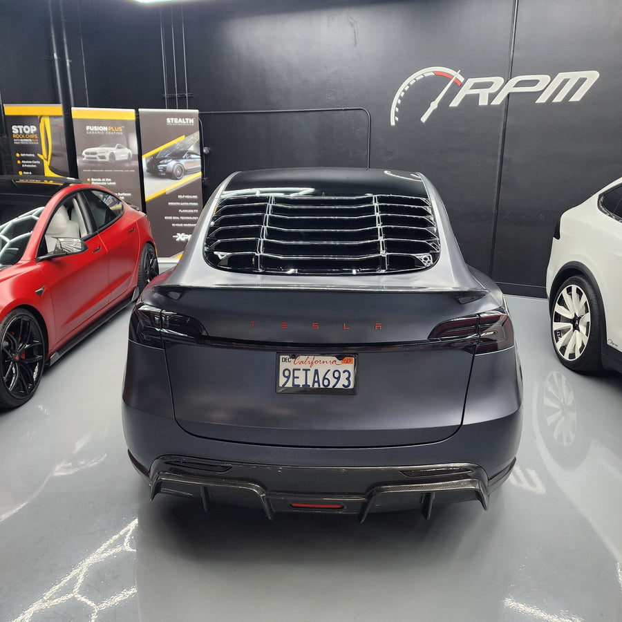 Model Y Rear Window Louver Covers - Variety* – RPM TESLA Aftermarket ...