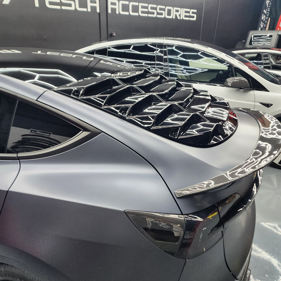 Model Y Rear Window Louver Covers - Variety* – RPM TESLA Aftermarket ...