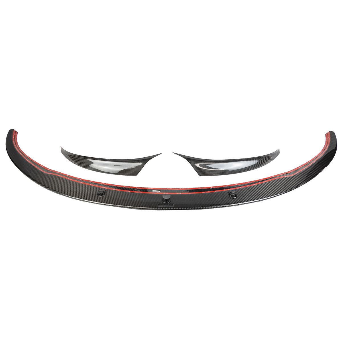 Fit 17-23 Tesla Model 3 RPM Style Front Bumper Lip Spoiler Carbon Fiber Fit 17-23 Tesla Model 3 RPM Style Front Bumper Lip Spoiler Carbon Fiber
