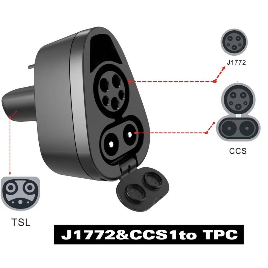CCS1 & J1772 Combo Adapter For TESLA - Charge Your Tesla On Other Networks