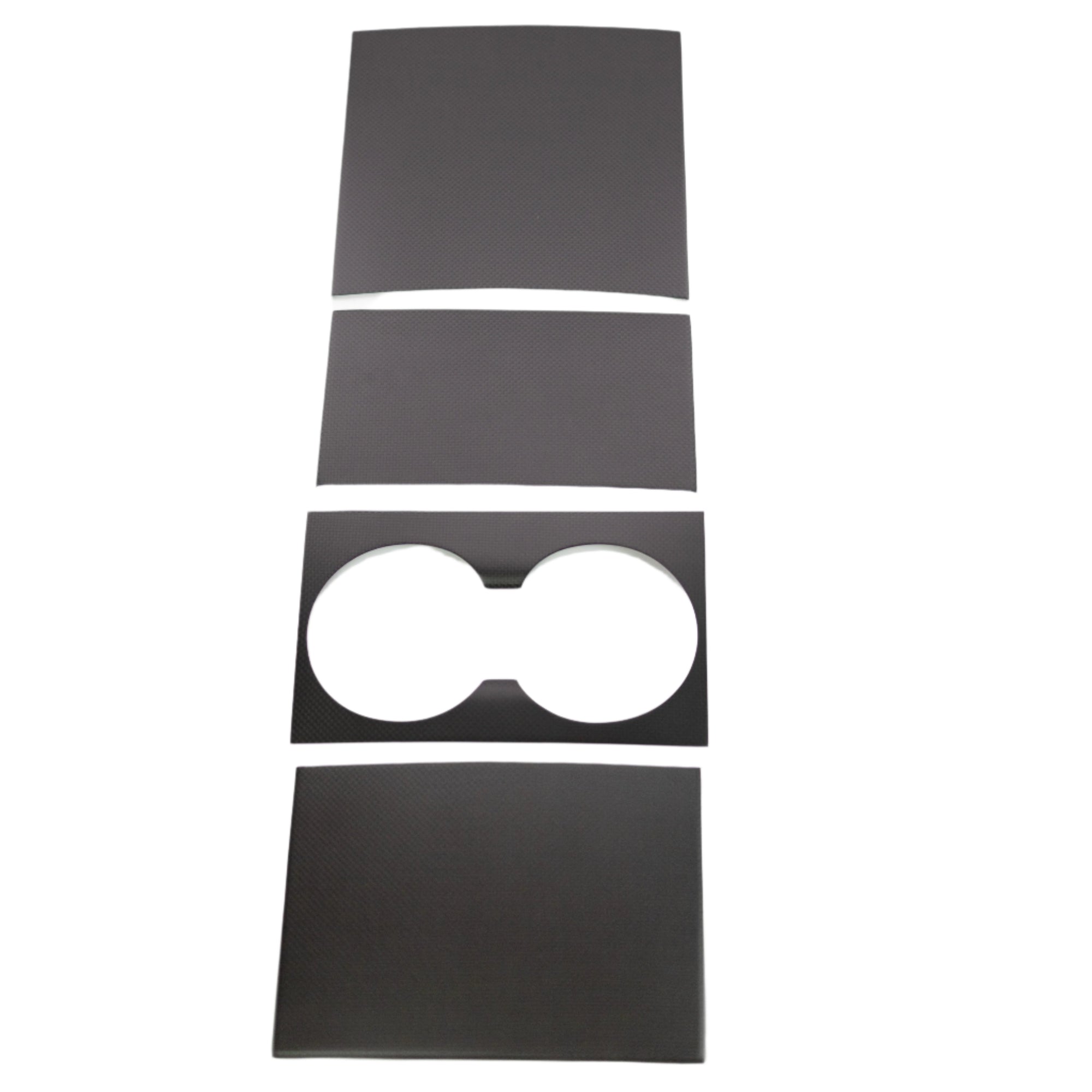 2024+ | Model 3 Highland Refreshed &quot;Plain Weave&quot; (Performance Look) Full Interior Carbon Fiber Kit Bundles (20 Pieces) - Real Dry Molded Carbon Fiber