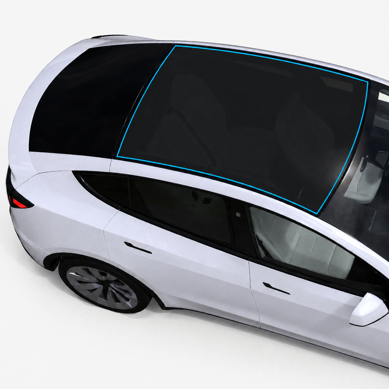 2026+ | Model Y Juniper Exterior Tinted Sunroof Protection Film Kit - 9 Mil Thick TPU/EPU FIlm
