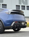 2026+ | Model Y Juniper Refreshed Colossal Full Rear Diffuser Replacement - Real Dry Molded Carbon Fiber