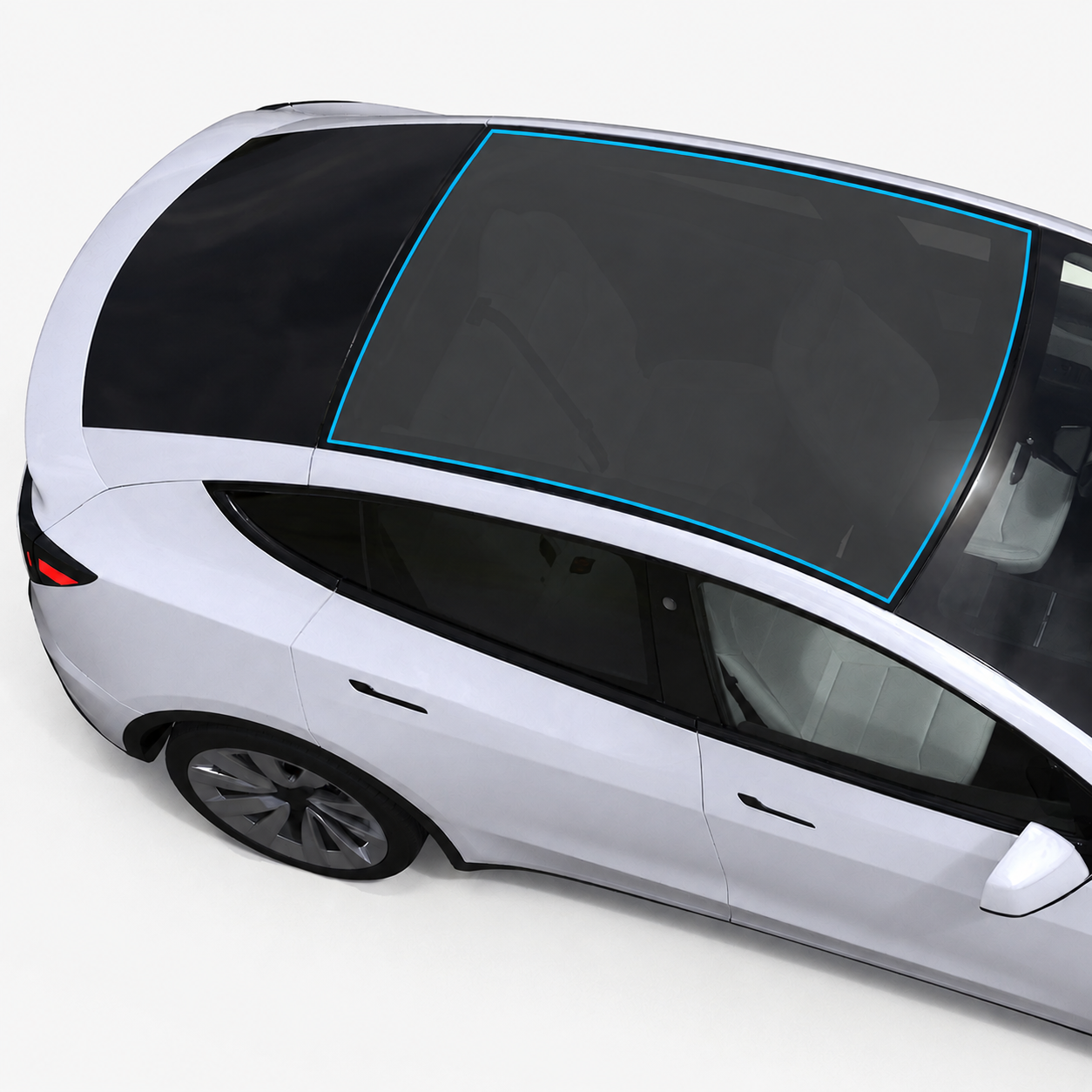 2026+ | Model Y Juniper Exterior Tinted Sunroof Protection Film Kit - 9 Mil Thick TPU/EPU FIlm