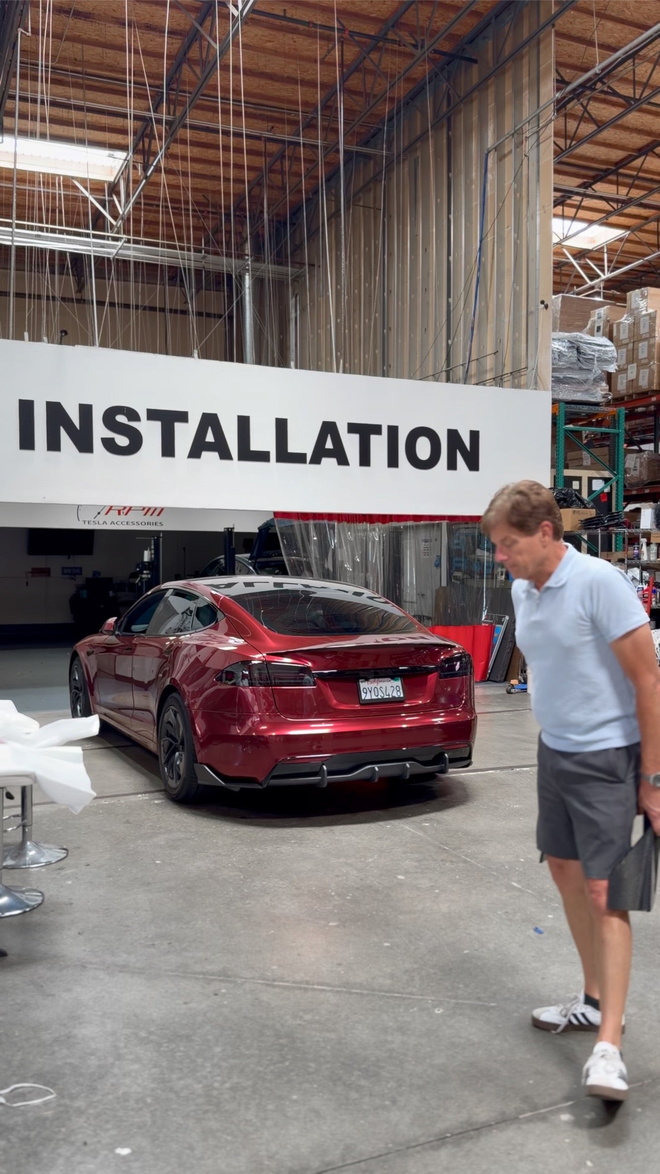 2021+ | Model S Viento Diffuser Overlay &amp; Flanges (3 Pieces) - Real Molded Carbon Fiber