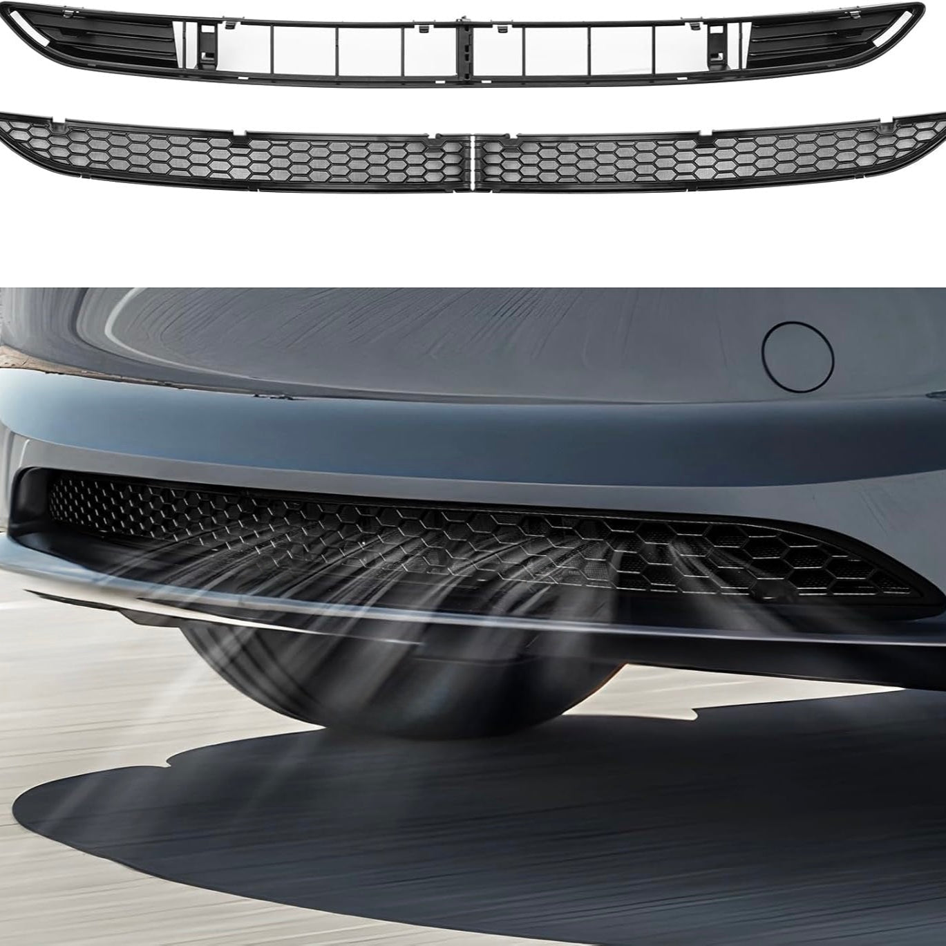 2024+ Model 3 Radiator Protective Mesh Grill Panel 4-Piece Split – RPM ...