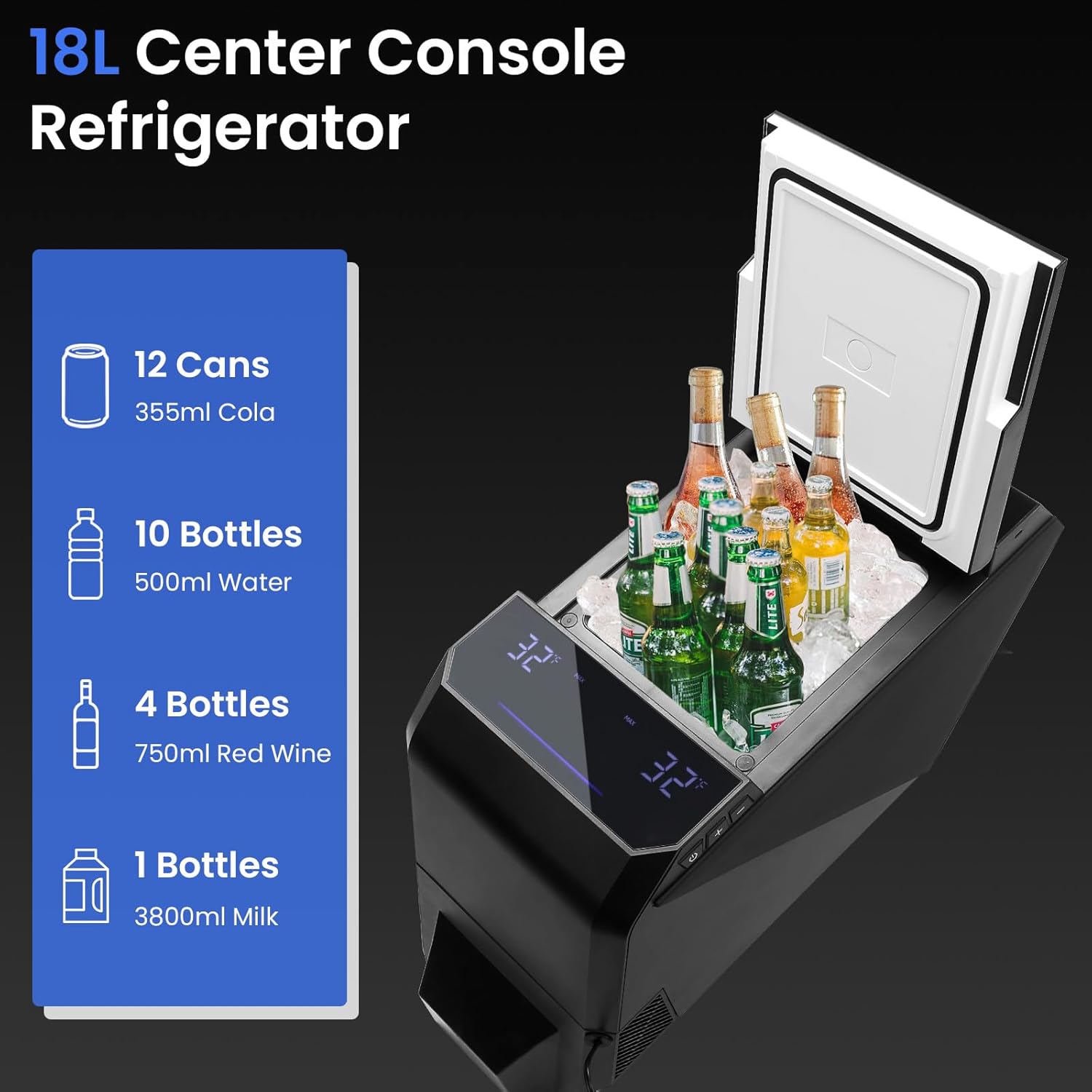 Cybertruck Center Console Refrigerator / Freezer Gen. 2 - 18L
