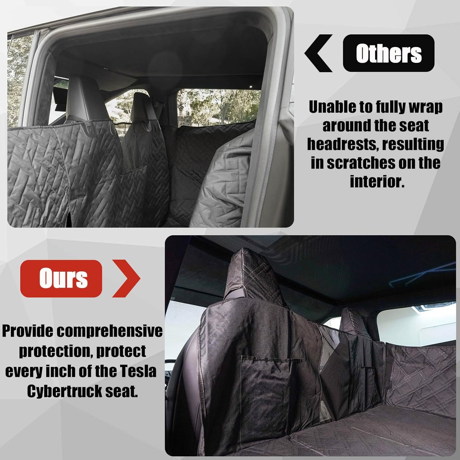 Cybertruck Backseat Pet Mat - Works with Seats Folded Down