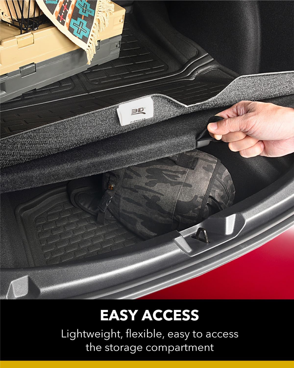 2022+ | Model X 5 Seater -3D MAXpider KAGU Floor &amp; Cargo Mats - Row 1, 2, &amp; Trunk/Frunk