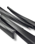 2026+ | Model Y Juniper Refreshed Full Upper Oversized Extended Front & Rear Door Panel Overlays (4 Pieces) - Real Dry Molded Carbon Fiber