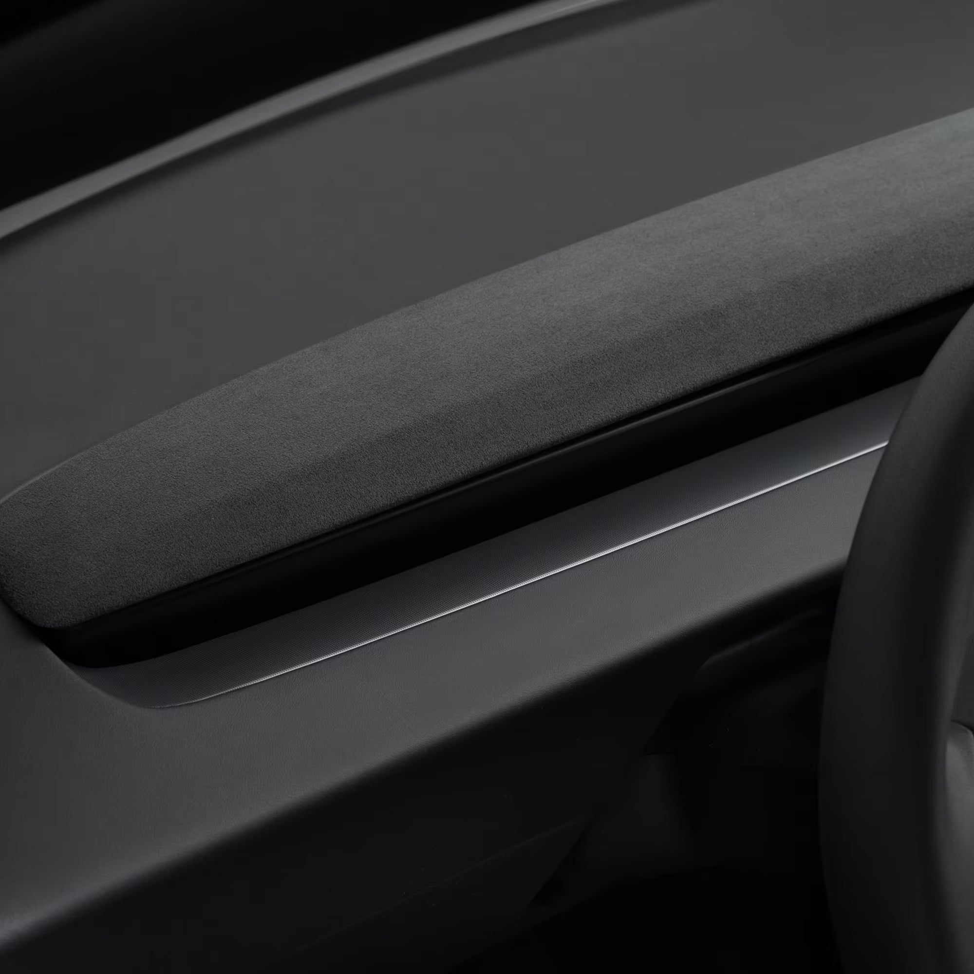 Alfanxi Dashboard Cover Italië Alcantara Materiaal Wrap Pad Compatibel met Tesla Model Y Model 3 (6408 Blauw Alfanxi Dashboard Cover Italië Alcantara Materiaal Wrap Pad Compatibel met Tesla Model Y Model 3 (6408 Blauw