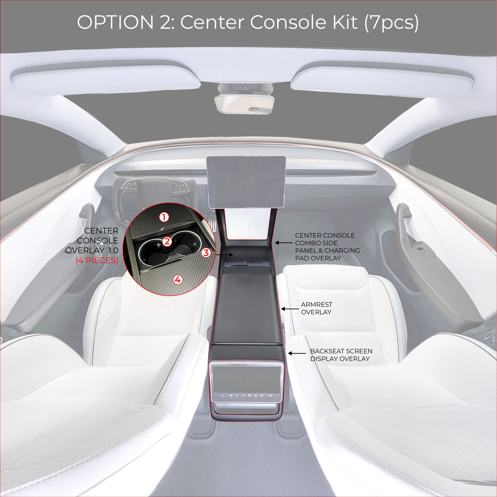 2024+ | Model 3 Highland Refreshed Full Interior Carbon Fiber Kit Bund ...