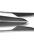 2026+ | Model Y Juniper Refreshed Performance Style Door Panel Trim Overlays - Real Dry Molded Carbon Fiber (2x2 Twill)