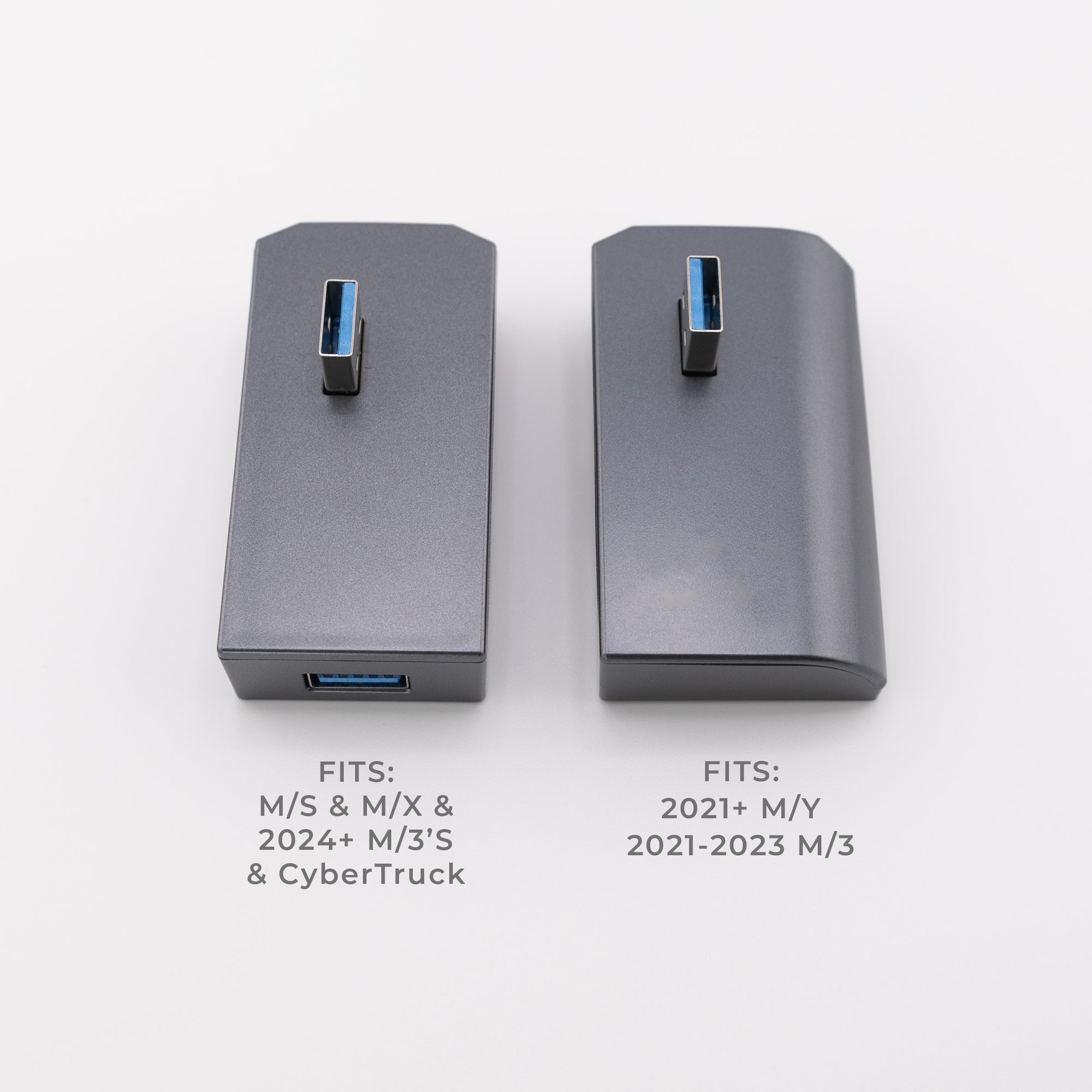 Model S3XY &amp; CT Cybertruck Style USB Glovebox Charging Hub - Power &amp; Data Splitter