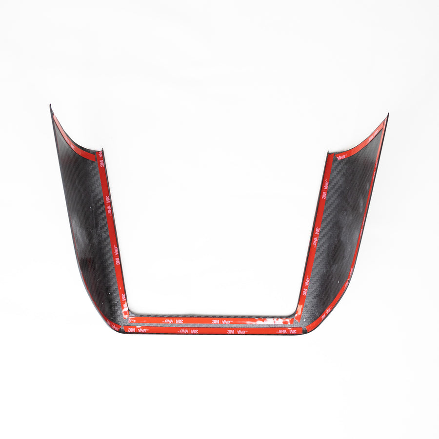 2021+ | Model S & X Charging Pad Frame Overlay - Real Molded Carbon Fiber