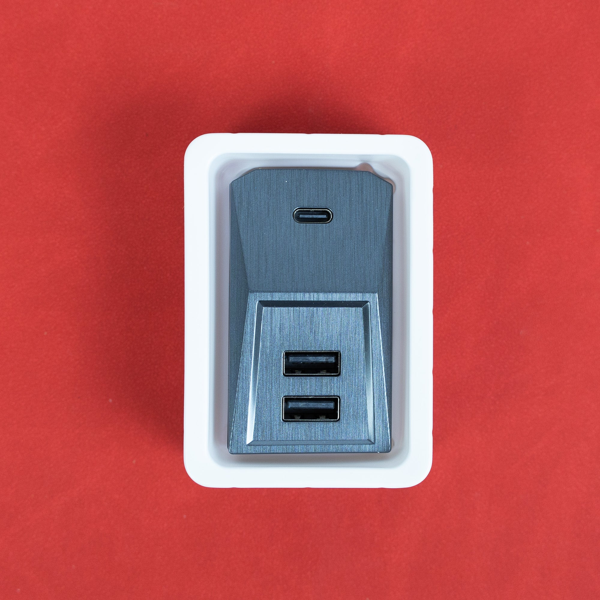 Model S3XY &amp; CT Cybertruck Style USB Glovebox Charging Hub - Power &amp; Data Splitter