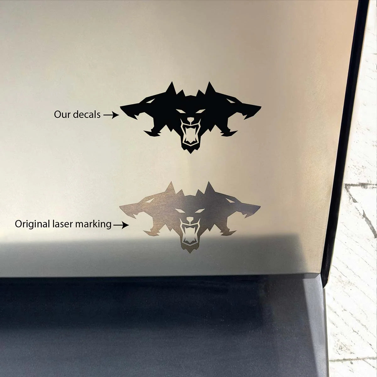 Cybertruck Cerberus Beast Vinyl Decal Logo (Pack of 3) - Variety*