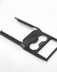 Cybertruck Center Console Overlay ABS Plastic - Hydro Carbon Fiber Coated